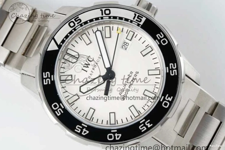 MIROTIME 0216 Youthful Aquatimer Automatic SS RSF 1:1 Best Edition White Black Dial on SS Bracelet A 7070
